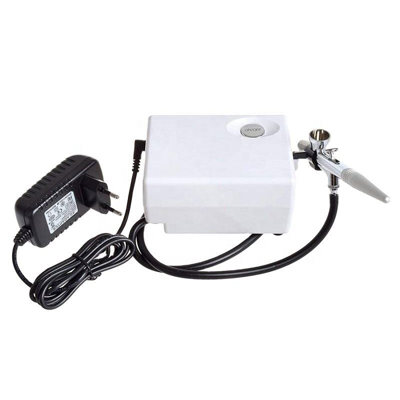 Lukisan tubuh portabel tato makeup mini airbrush set kompresor udara set